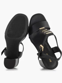 Outlet Zwarte Sandalette Dames Sandalen