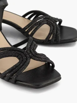 Sale Zwarte Sandalette Dames Sandalen