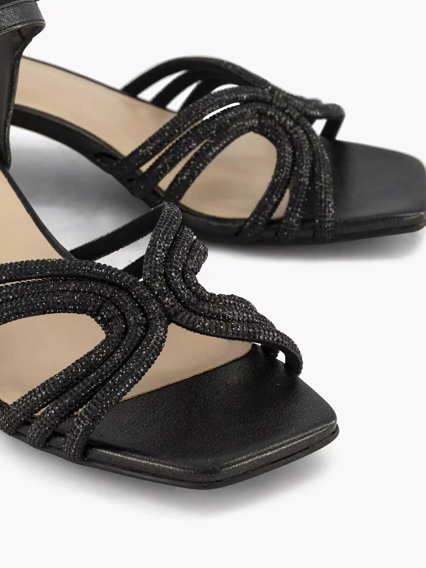 Sale Zwarte Sandalette Dames Sandalen