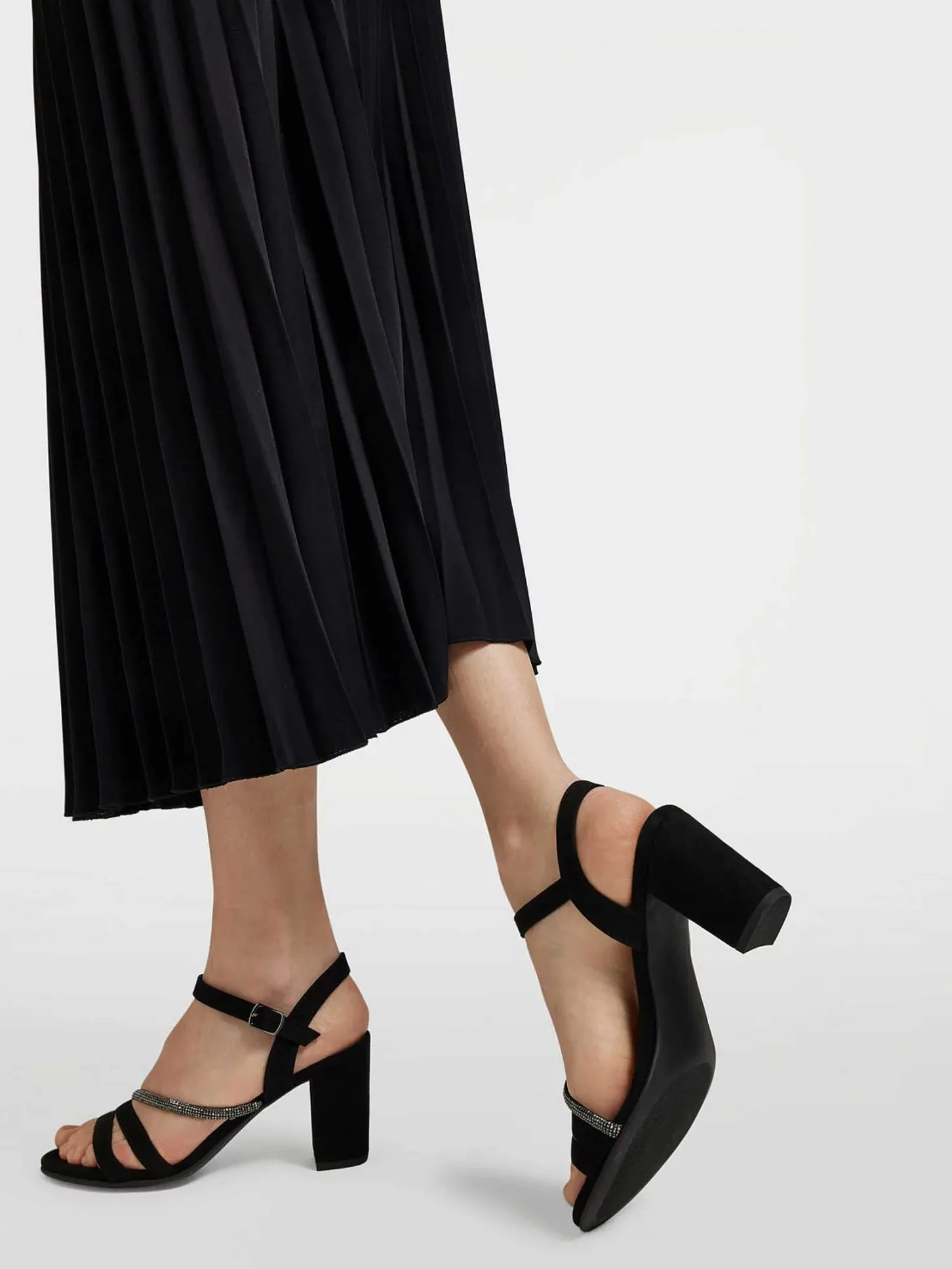 Sale Zwarte Sandalette Dames Sandalen