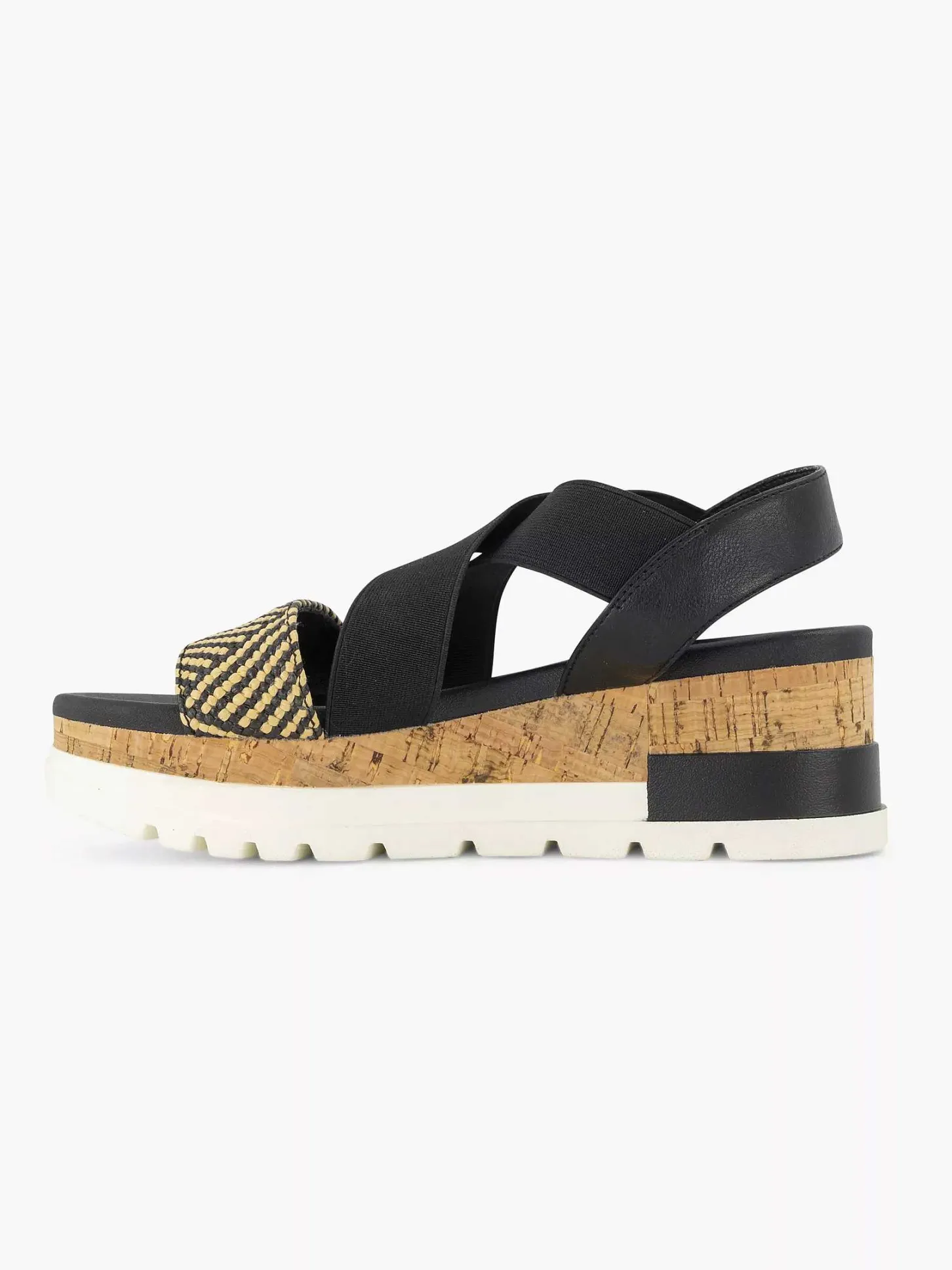 Outlet Zwarte Sandalette Dames Sandalen