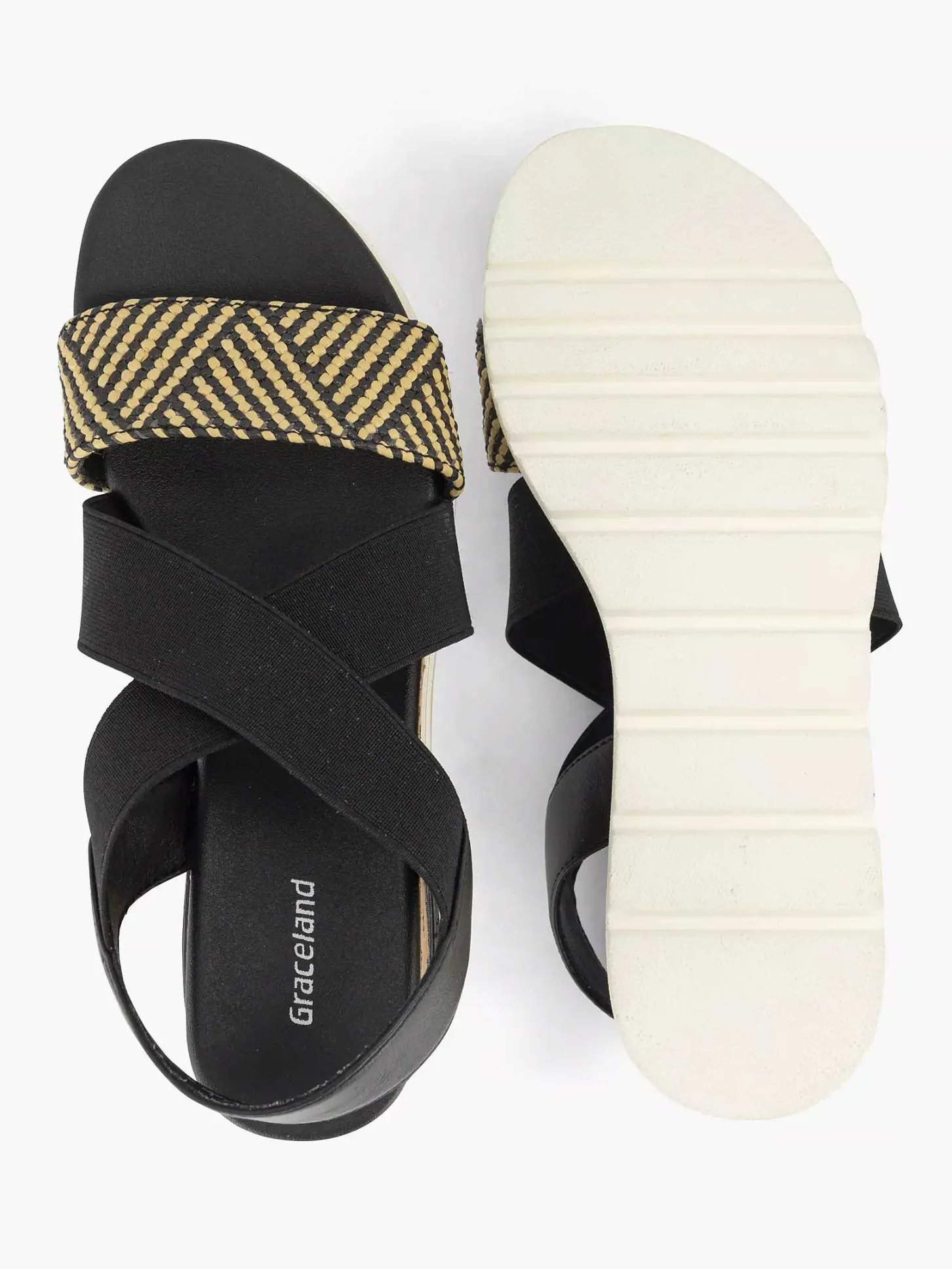 Outlet Zwarte Sandalette Dames Sandalen