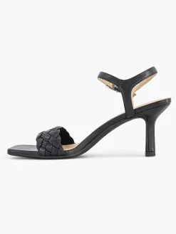 Online Zwarte Sandalette Gevlochten Dames Sandalen