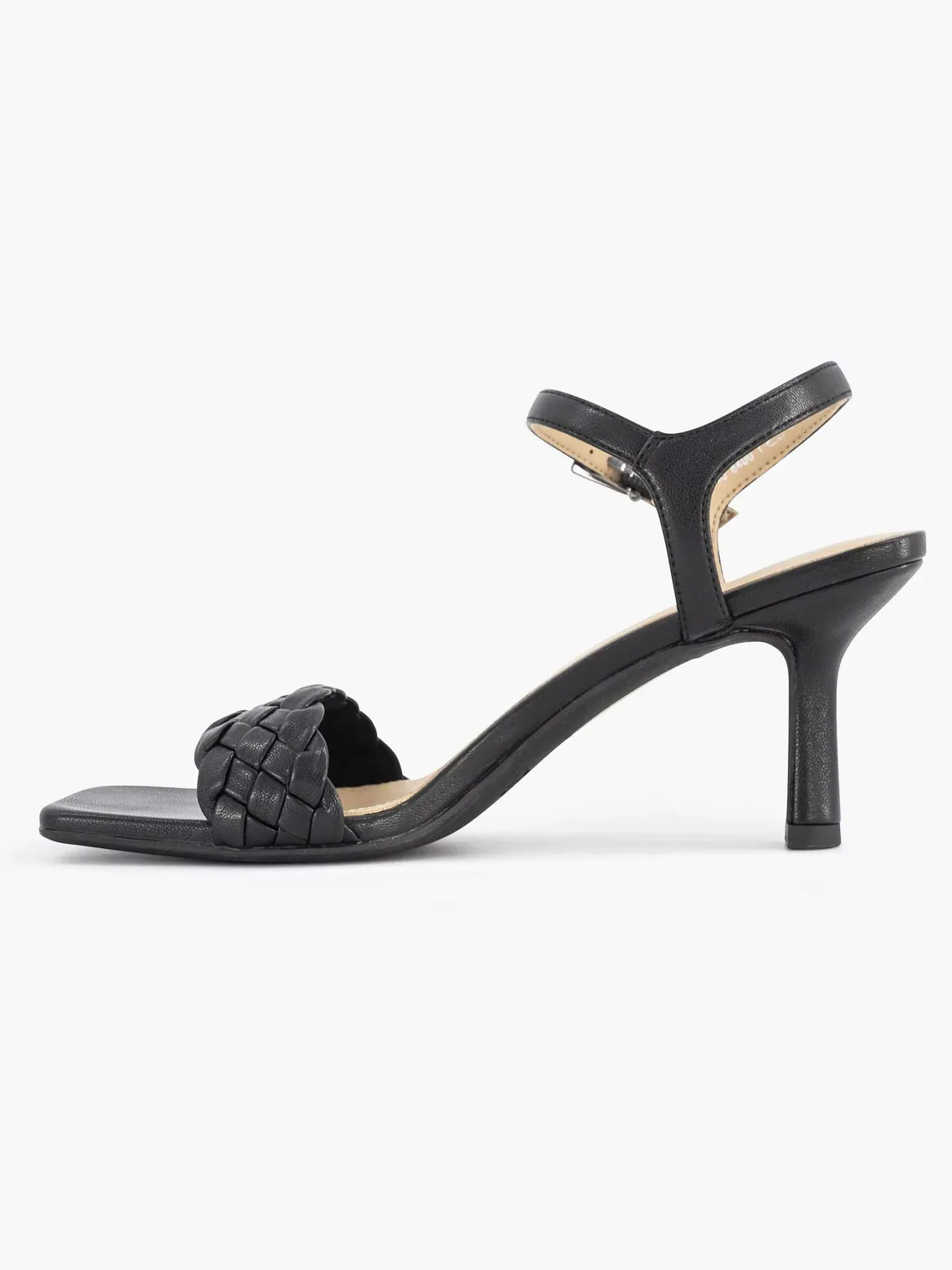 Online Zwarte Sandalette Gevlochten Dames Sandalen
