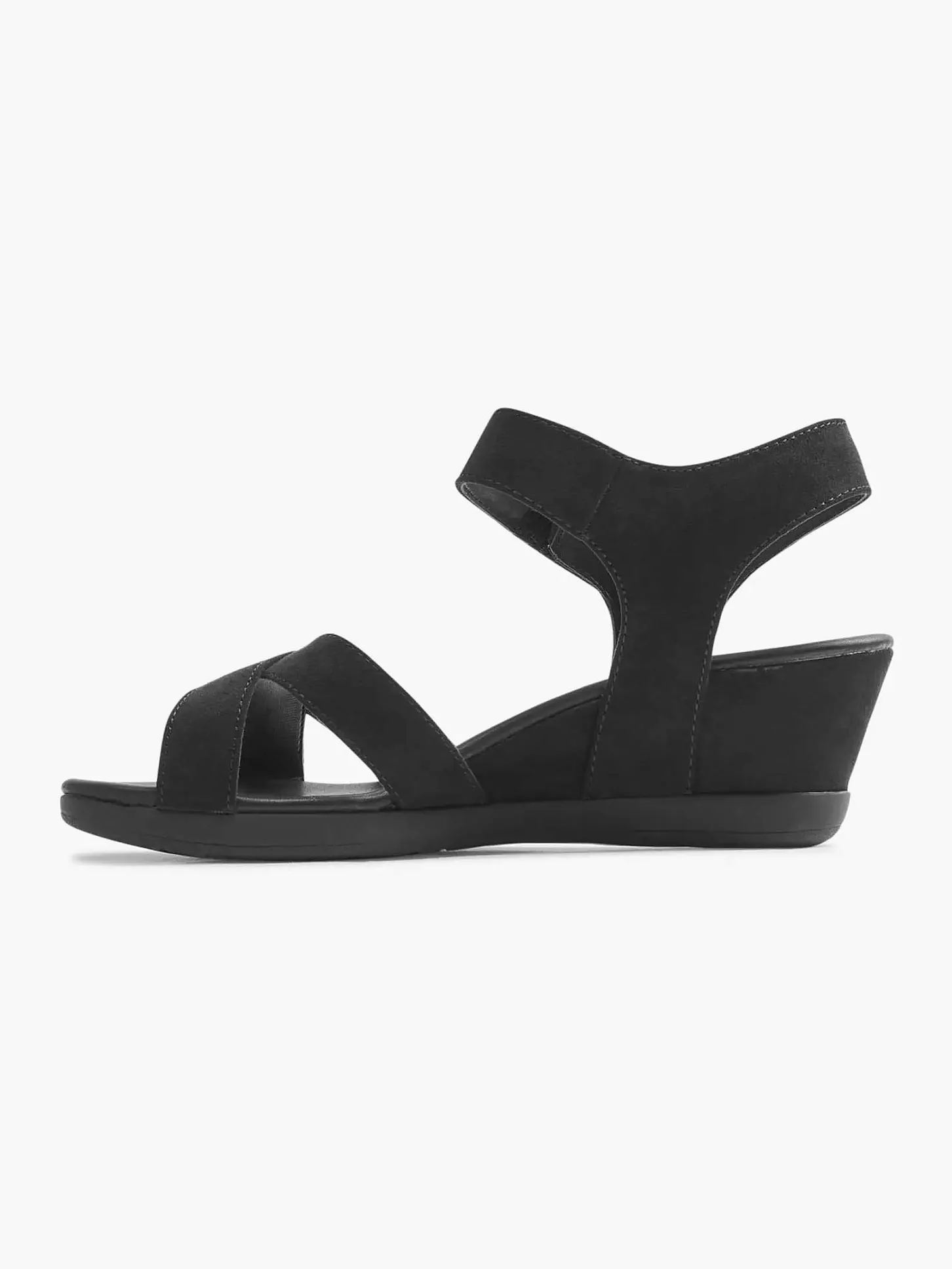 Online Zwarte Sandalette Sleehak Dames Sandalen