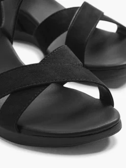 Online Zwarte Sandalette Sleehak Dames Sandalen