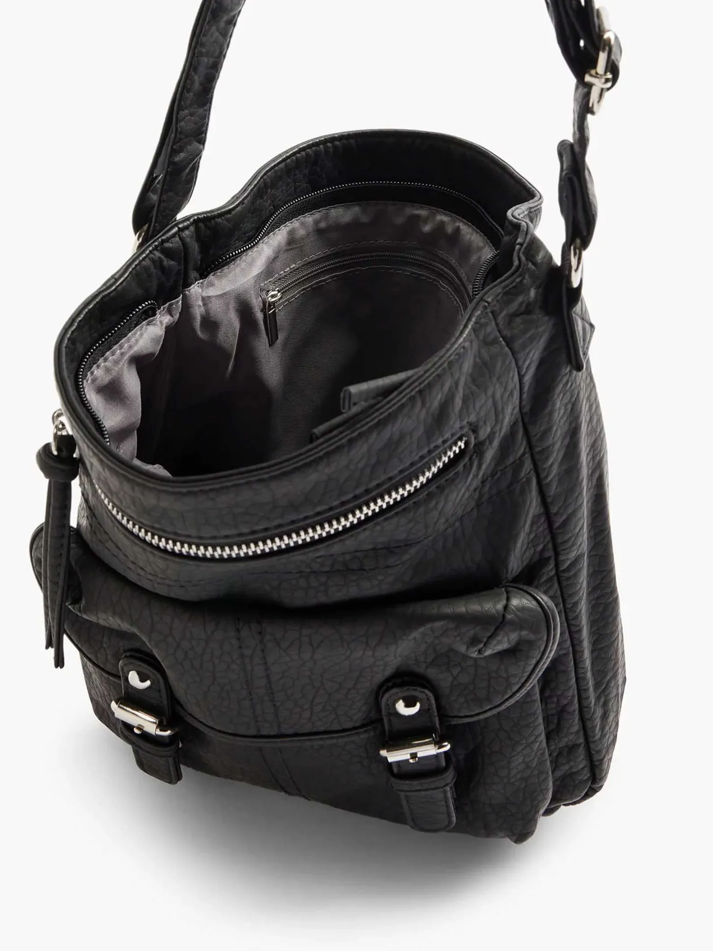 Outlet Zwarte Schoudertas Dames Online Exclusive Accessoires