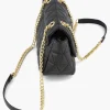 Outlet Zwarte Schoudertas Doorgestikt Dames Online Exclusive Accessoires