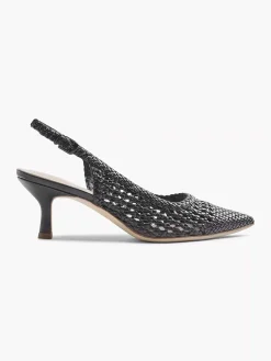 Outlet Zwarte Slingback Pump Dames Pumps