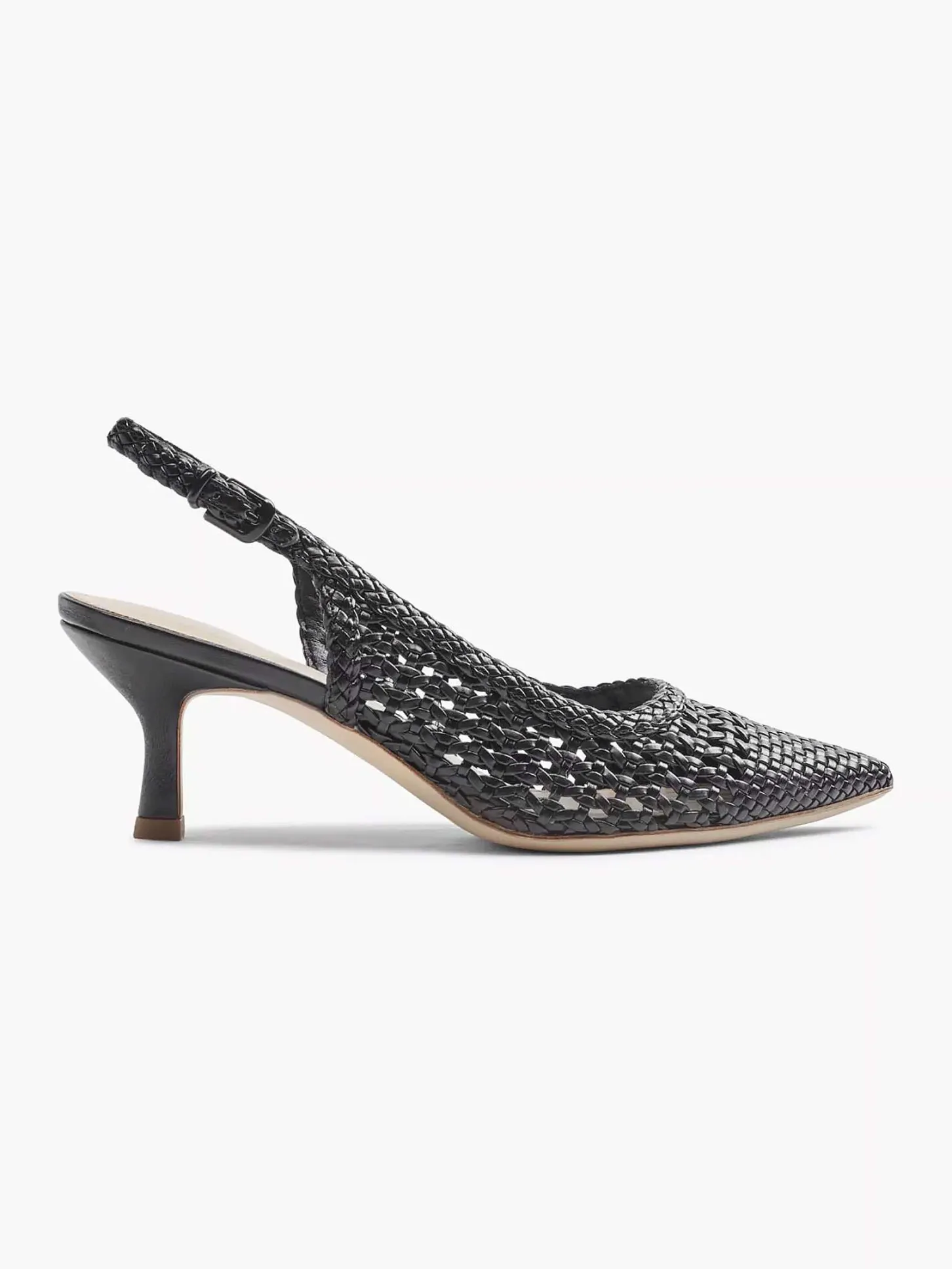 Outlet Zwarte Slingback Pump Dames Pumps