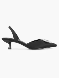 Online Zwarte Slingback Steentjes Dames Pumps