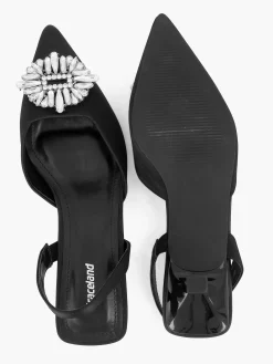 Online Zwarte Slingback Steentjes Dames Pumps