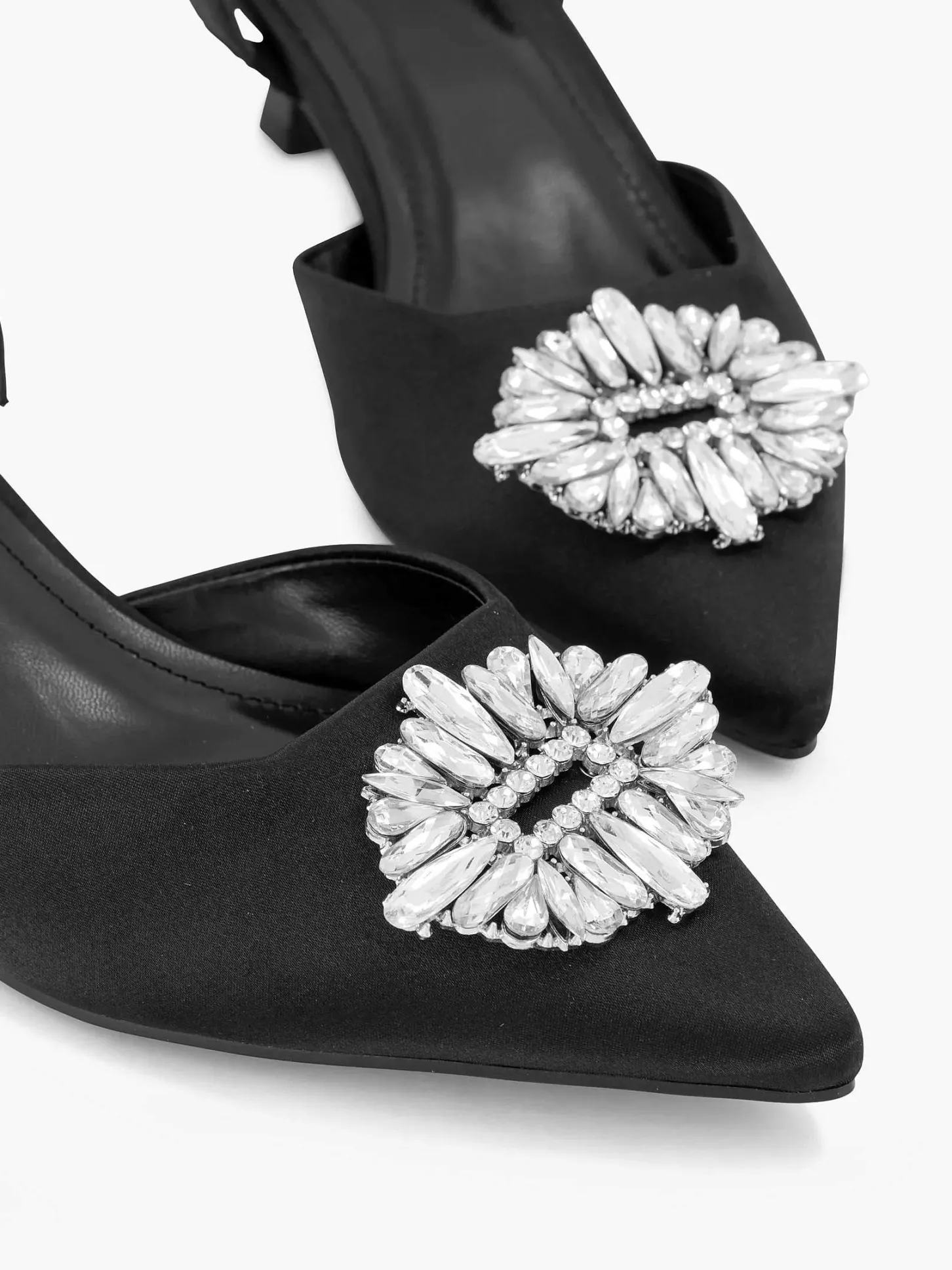 Online Zwarte Slingback Steentjes Dames Pumps