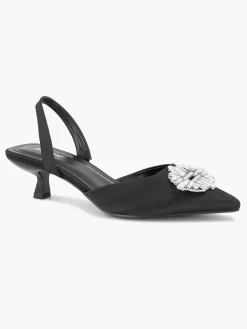Online Zwarte Slingback Steentjes Dames Pumps
