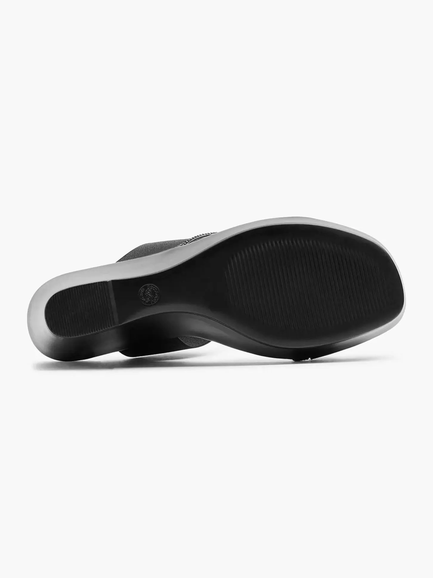 Clearance Zwarte Slipper Sleehak Dames Sandalen