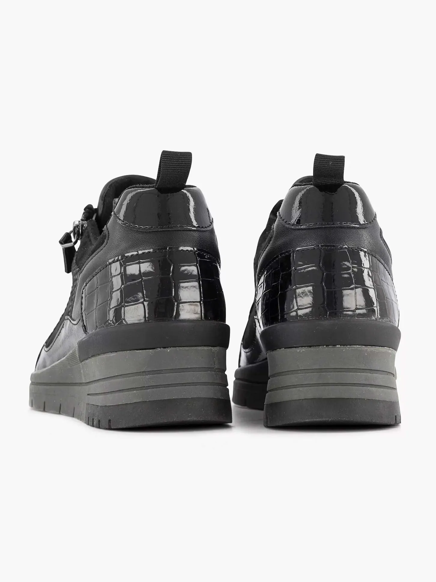 Clearance Zwarte Sneaker Dames Comfort Schoenen
