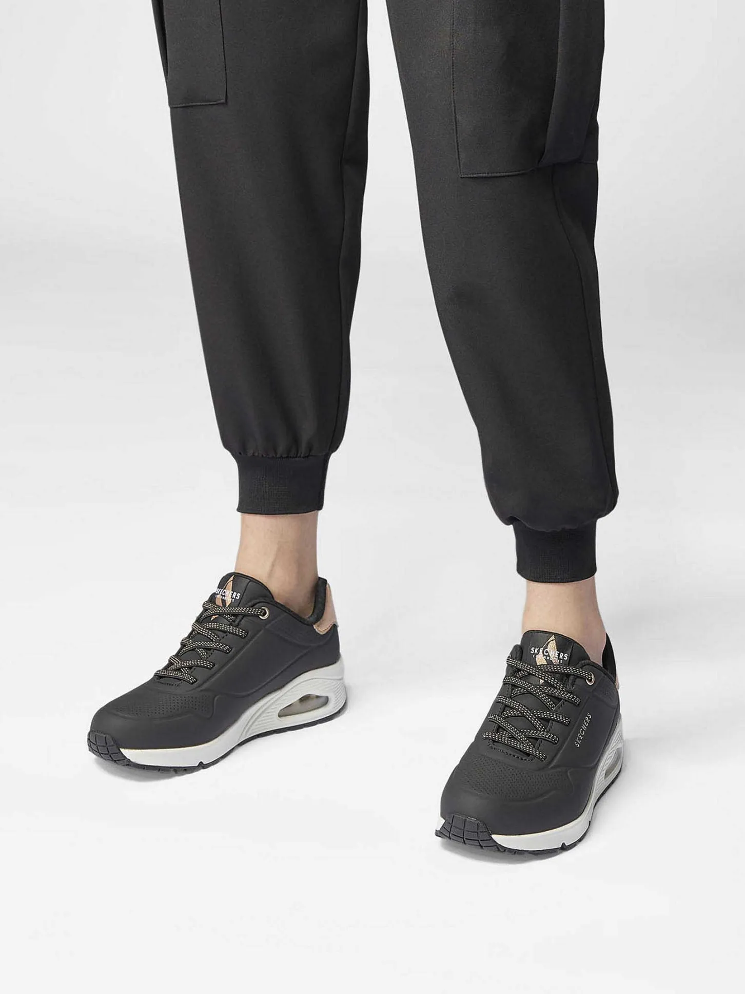 New Zwarte Sneaker Memory Foam Dames Sneakers