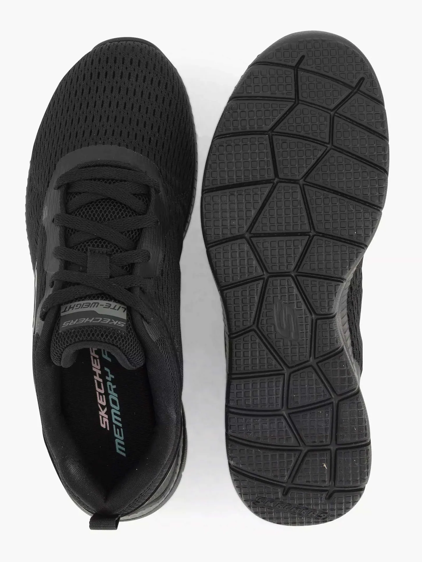 Outlet Zwarte Sneaker Memory Foam Dames Sneakers