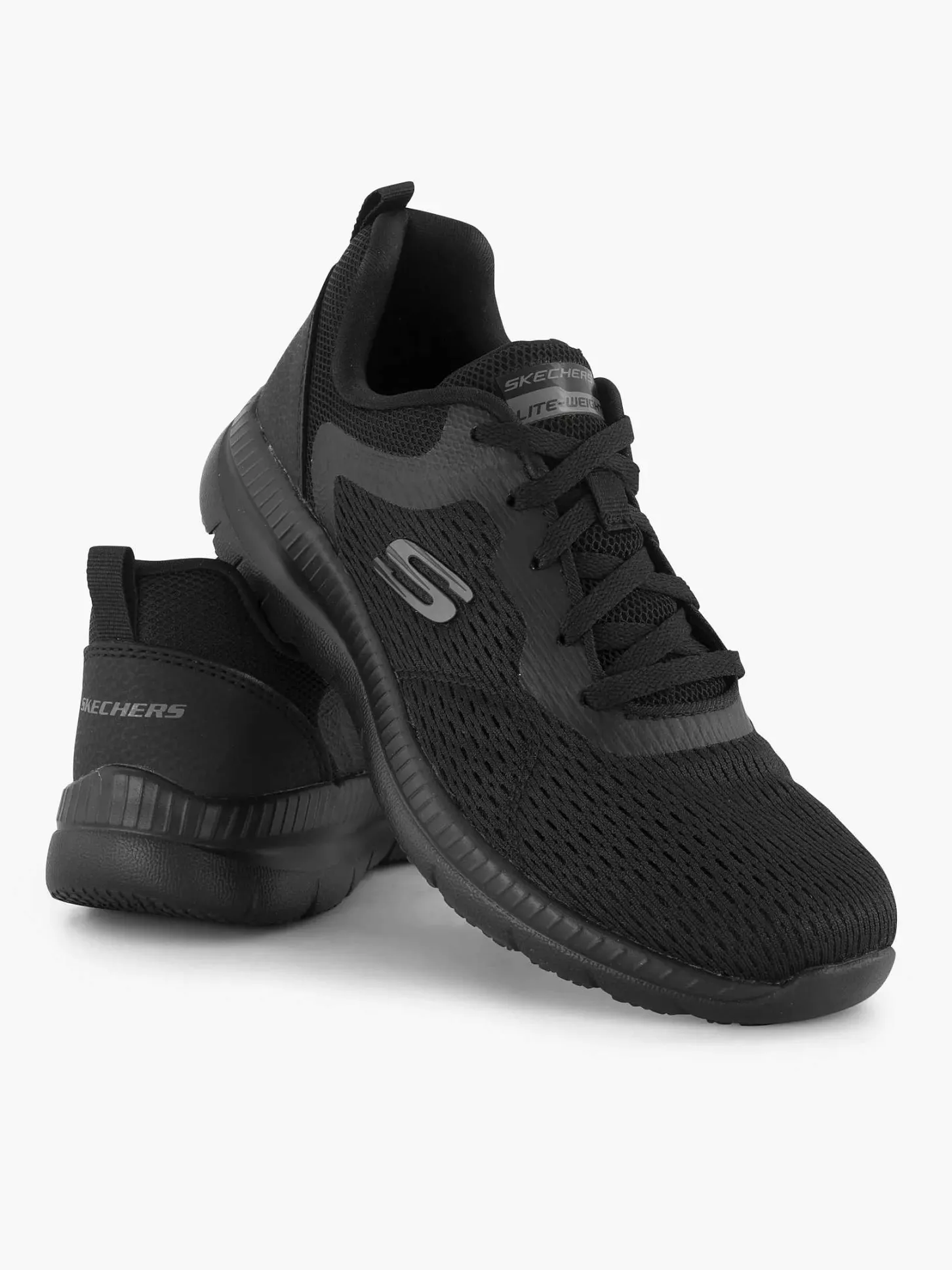 Outlet Zwarte Sneaker Memory Foam Dames Sneakers