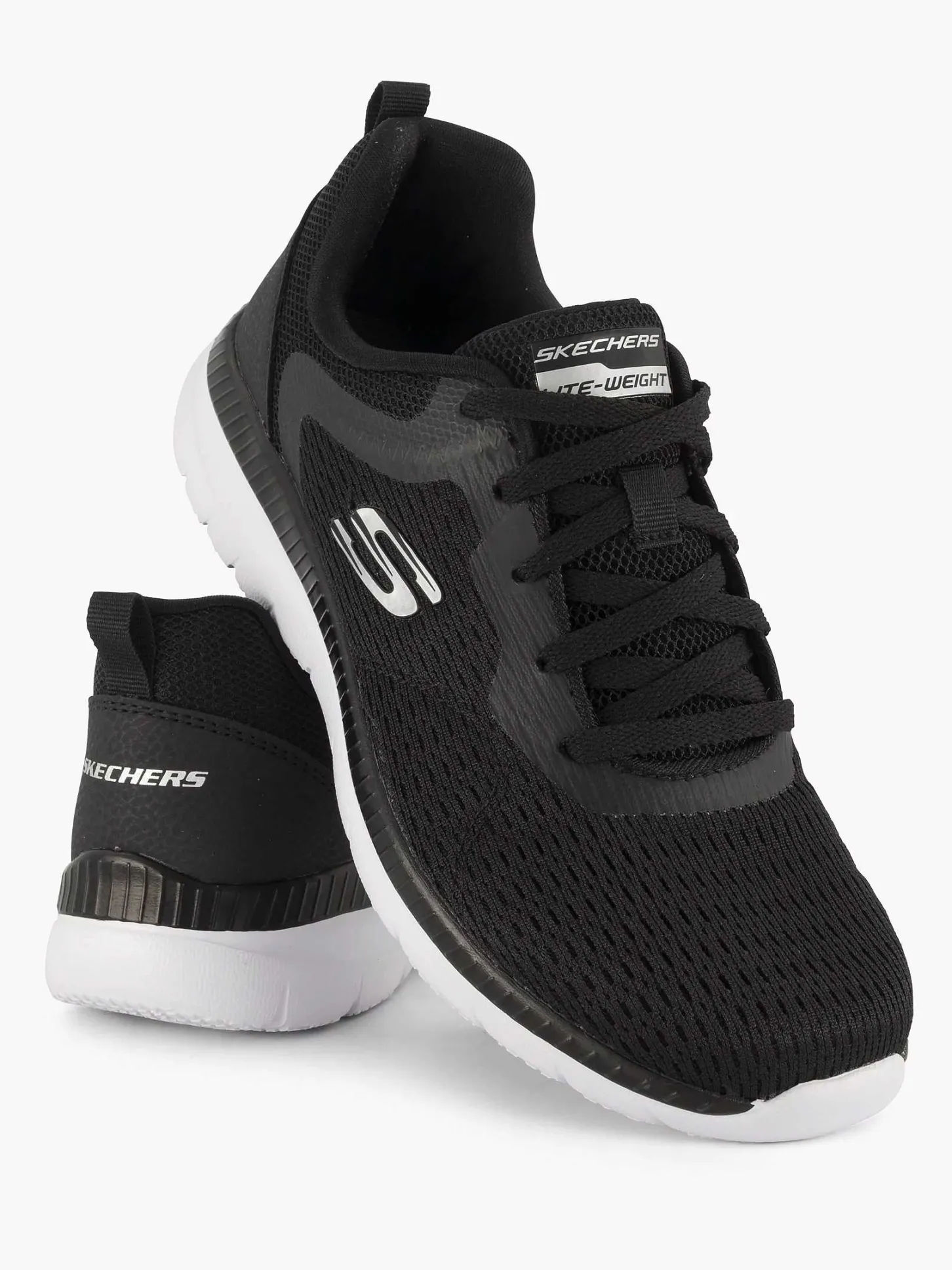 Outlet Zwarte Sneaker Memory Foam Dames Sneakers