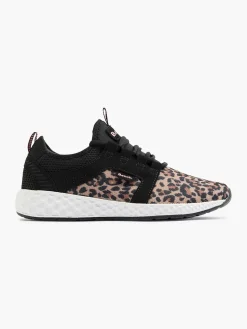 Sale Zwarte Sneaker Panterprint Dames Sneakers