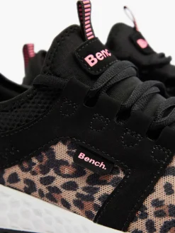 Sale Zwarte Sneaker Panterprint Dames Sneakers