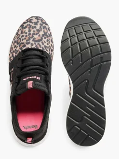 Sale Zwarte Sneaker Panterprint Dames Sneakers