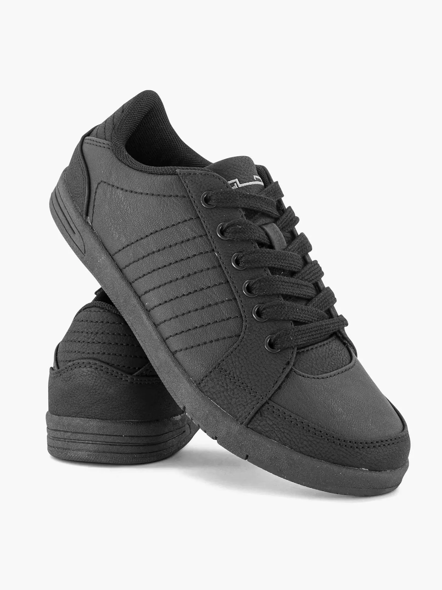 Best Zwarte Sneaker Stiksels Dames Sneakers