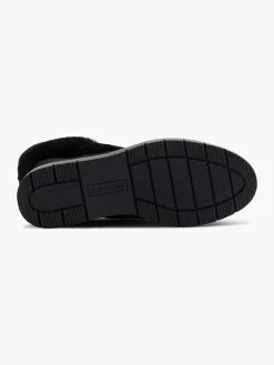 Best Zwarte Suede Comfort Enkelboot Gevoerd Dames Comfort Schoenen