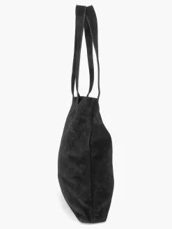 Best Zwarte Suede Schoudertas Dames Online Exclusive Accessoires
