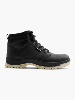 Zwarte Veterboot Heren Sneakers
