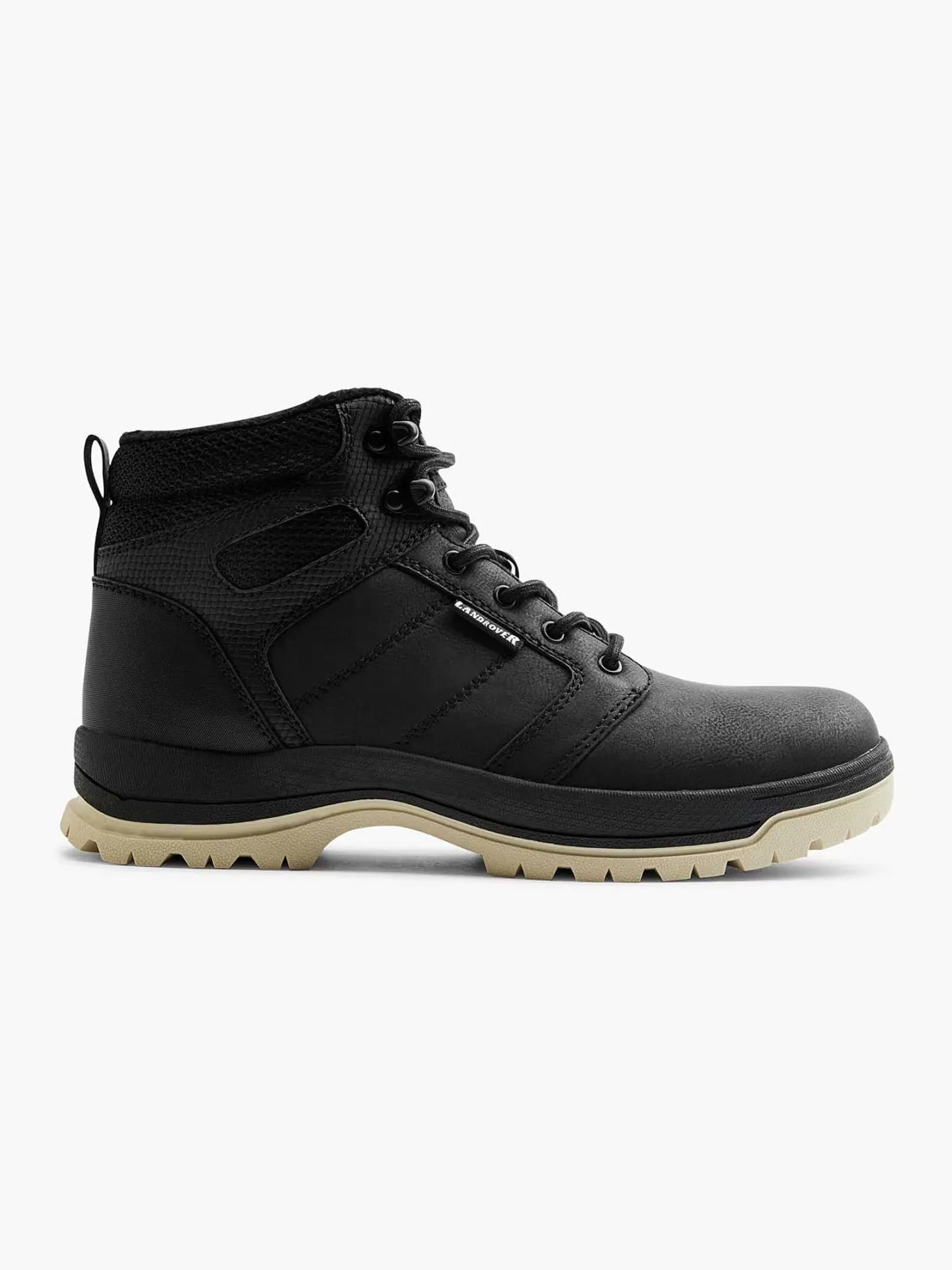 Zwarte Veterboot Heren Sneakers