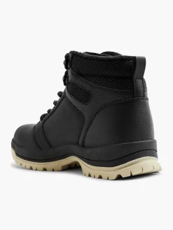 Zwarte Veterboot Heren Sneakers