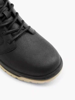 Zwarte Veterboot Heren Sneakers