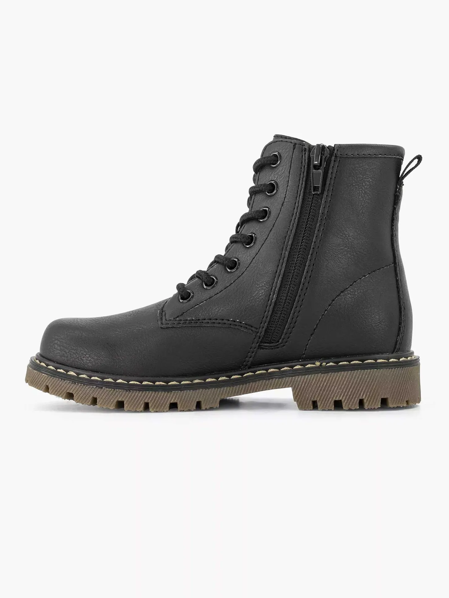 Clearance Zwarte Veterboot Kinderen Babyschoenen