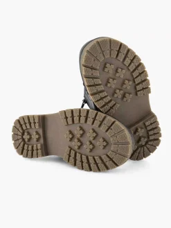 Clearance Zwarte Veterboot Kinderen Babyschoenen