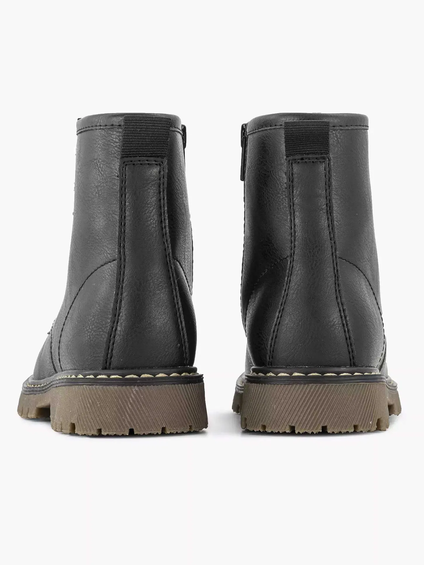 Clearance Zwarte Veterboot Kinderen Babyschoenen