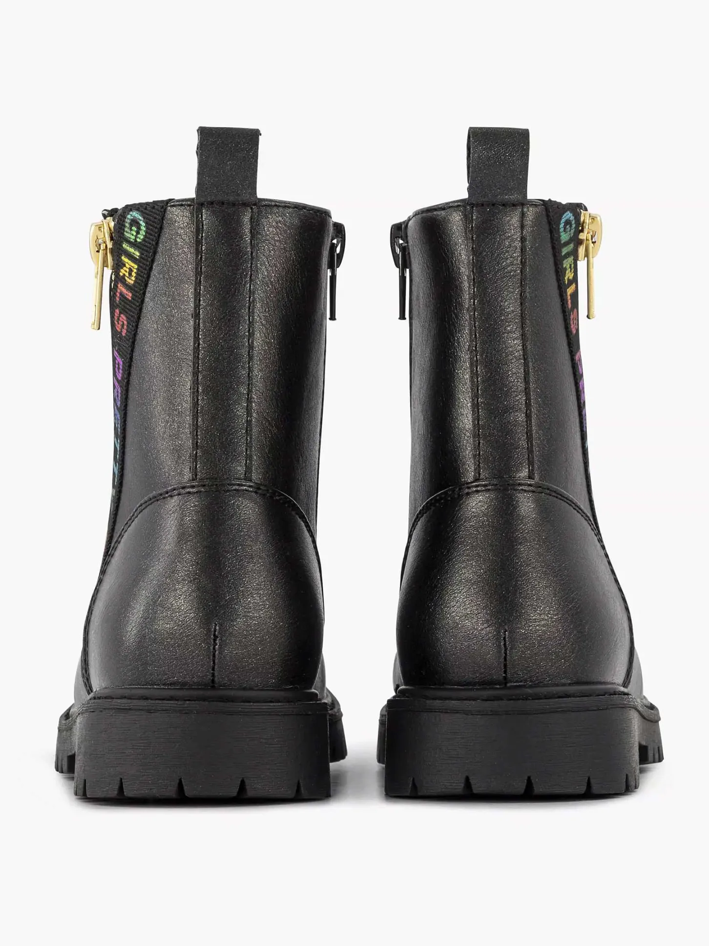 Sale Zwarte Veterboot Kinderen Jongensschoenen