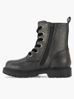 Sale Zwarte Veterboot Kinderen Jongensschoenen
