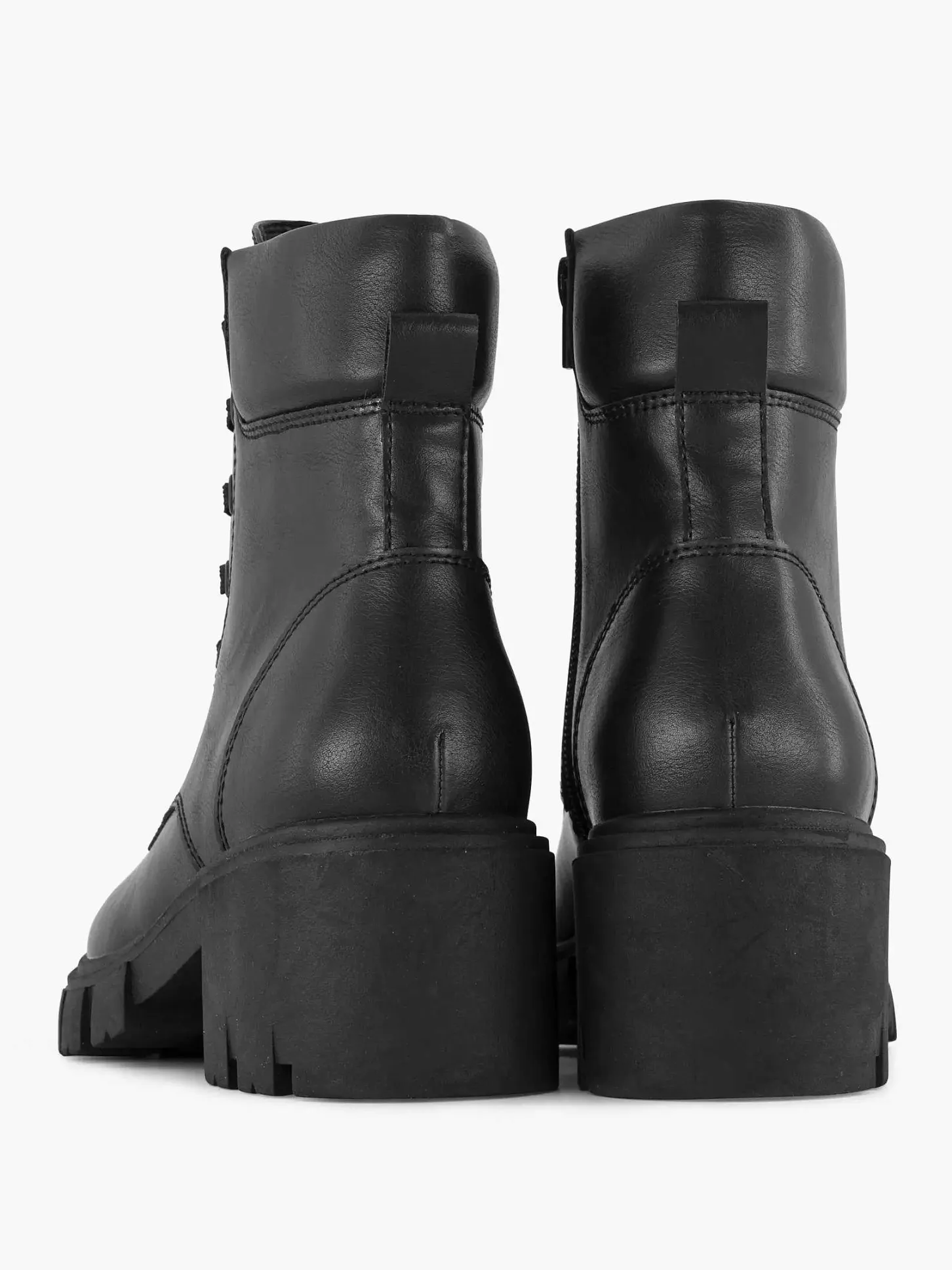 Hot Zwarte Veterboot Dames Enkellaarzen & Boots