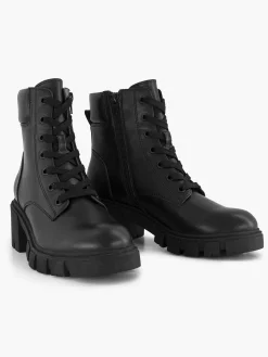 Hot Zwarte Veterboot Dames Enkellaarzen & Boots