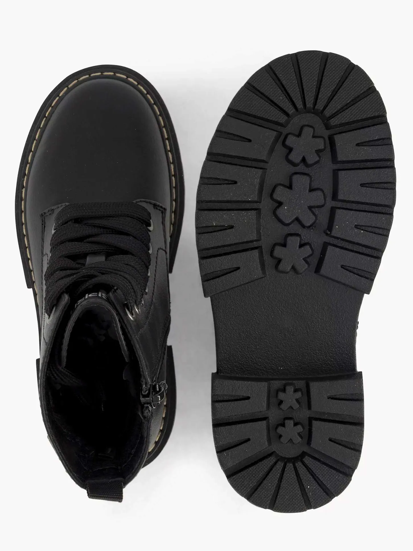 Discount Zwarte Veterboot Kinderen Babyschoenen