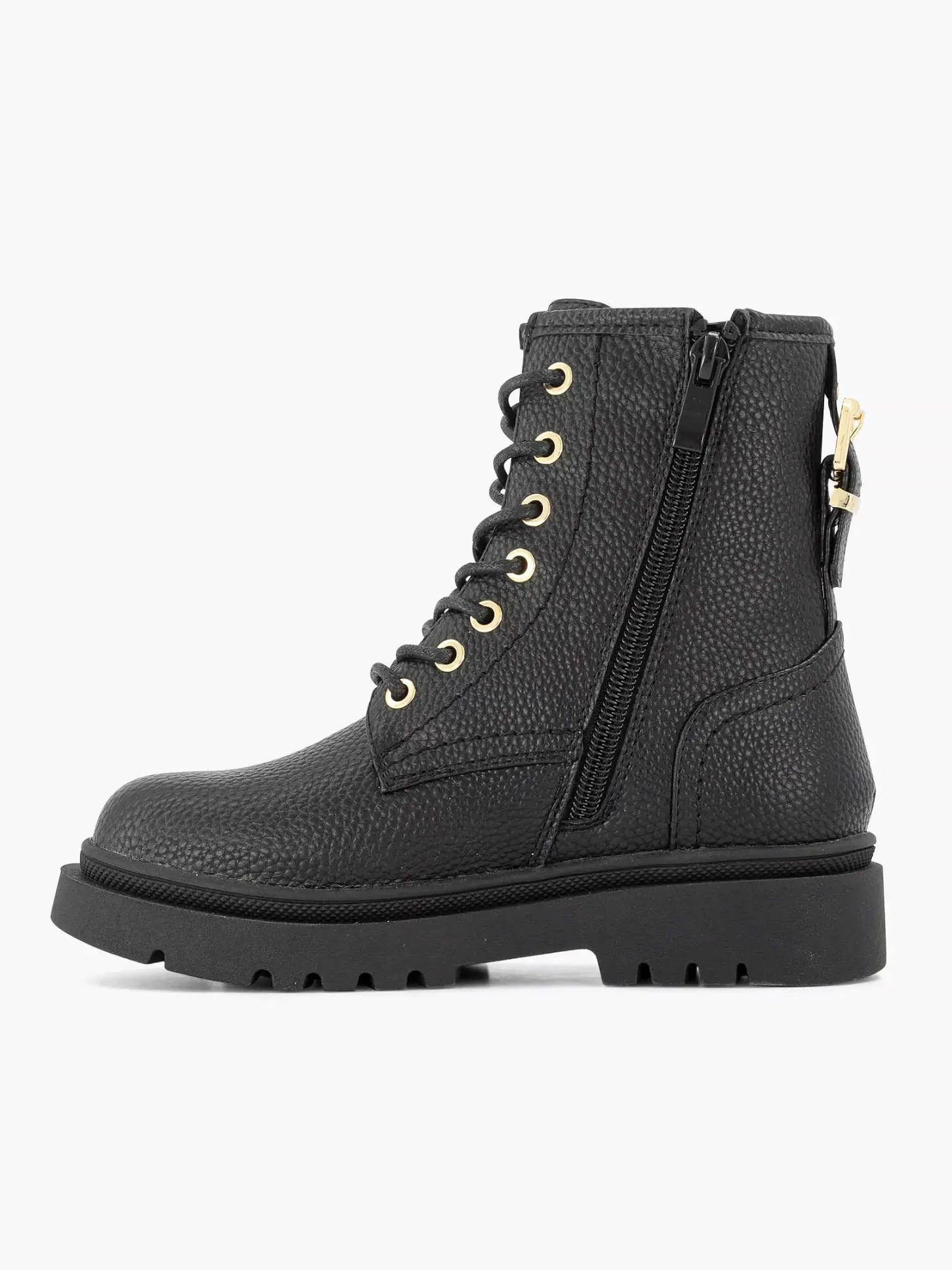 Outlet Zwarte Veterboot Kinderen Jongensschoenen