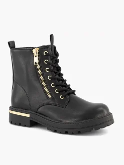 Online Zwarte Veterboot Kinderen Jongensschoenen