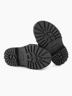 Sale Zwarte Veterboot Sierketting, Offline Ivm Klachten (Laura) Kinderen Jongensschoenen