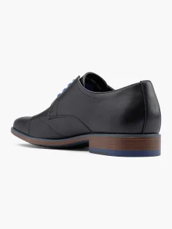 Clearance Zwarte Veterschoen Heren Geklede Schoenen