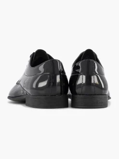 Zwarte Veterschoen Lak Heren Geklede Schoenen