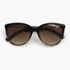 Online Zwarte Zonnebril Met Panterprint Dames Online Exclusive Accessoires