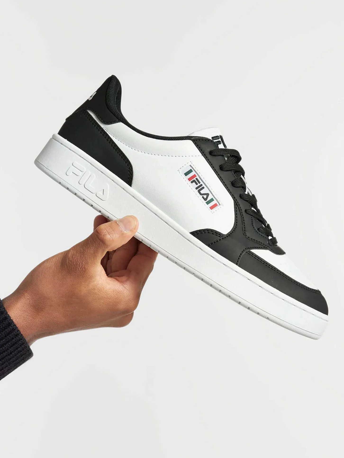 Discount Zwart/Witte Sneaker Heren Sneakers
